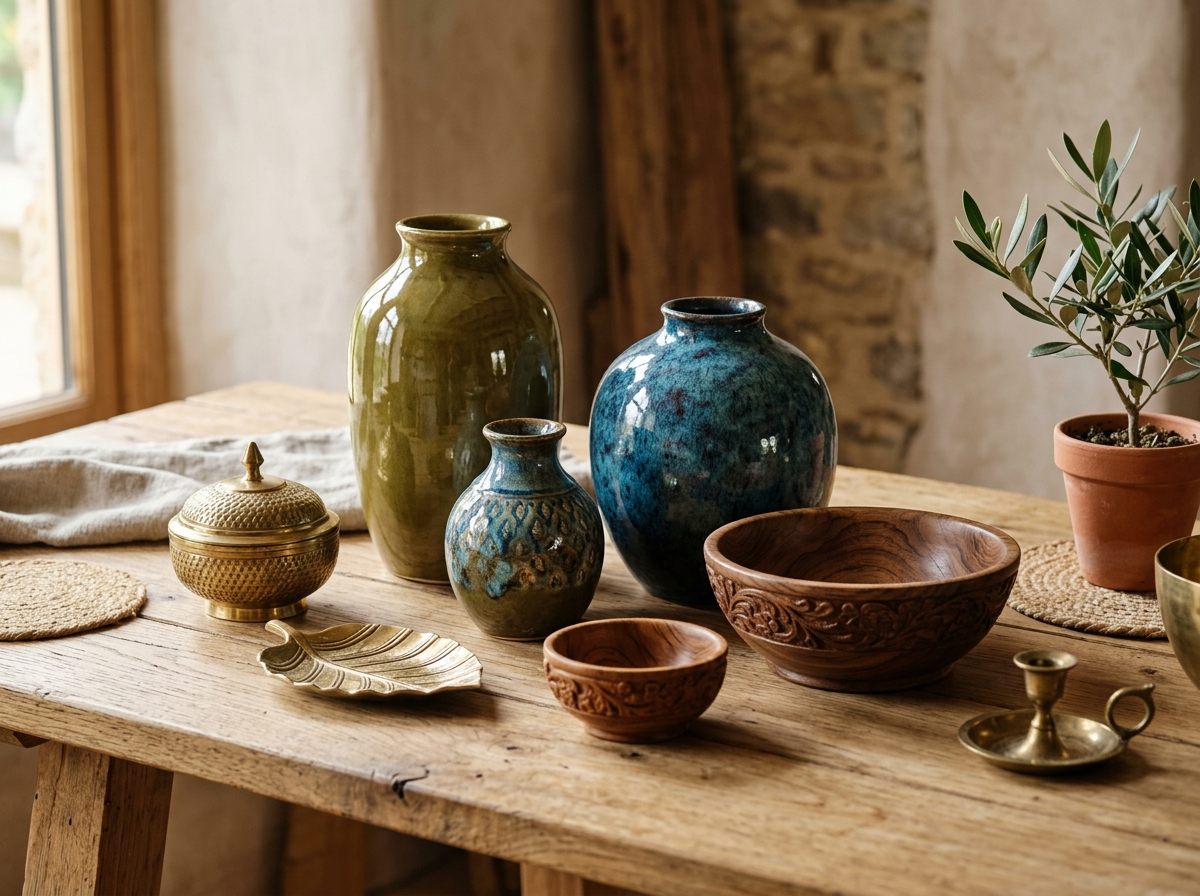 Handcrafted Moroccan Antique Brass Decorative Lanterns